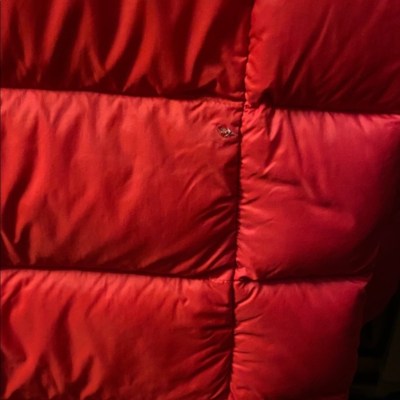 Columbia Omni Heat Womens Small Red Hooded Down PufferJacket Reflective Lining - Picture 11 of 11